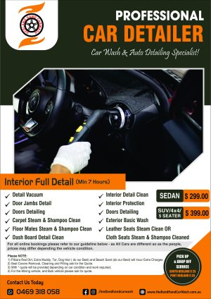 Interior Full Detail - Sedan